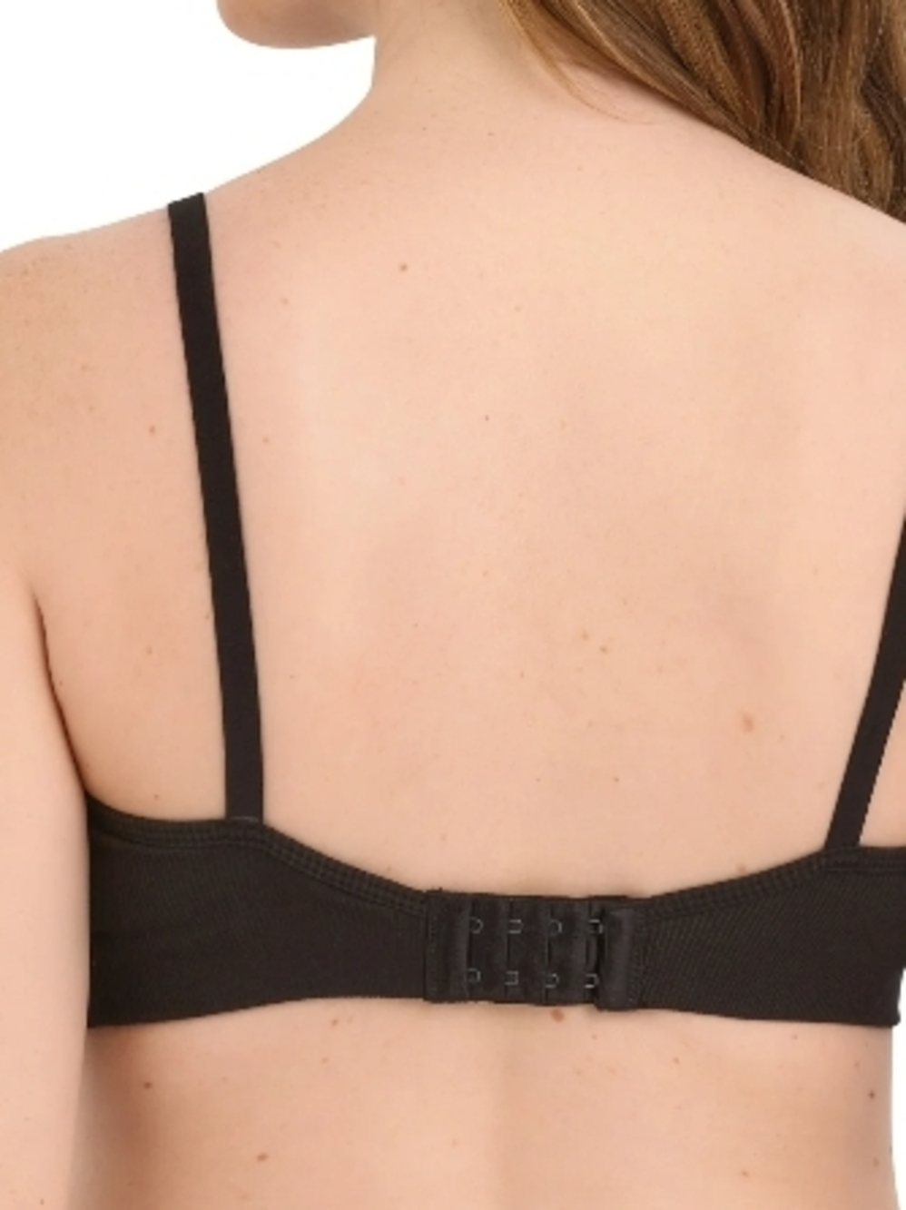 Joyspun Maternity Nursing 2pk  Everyday Ribbed Lace Bralette - Black & Mauve - Picture 3 of 8